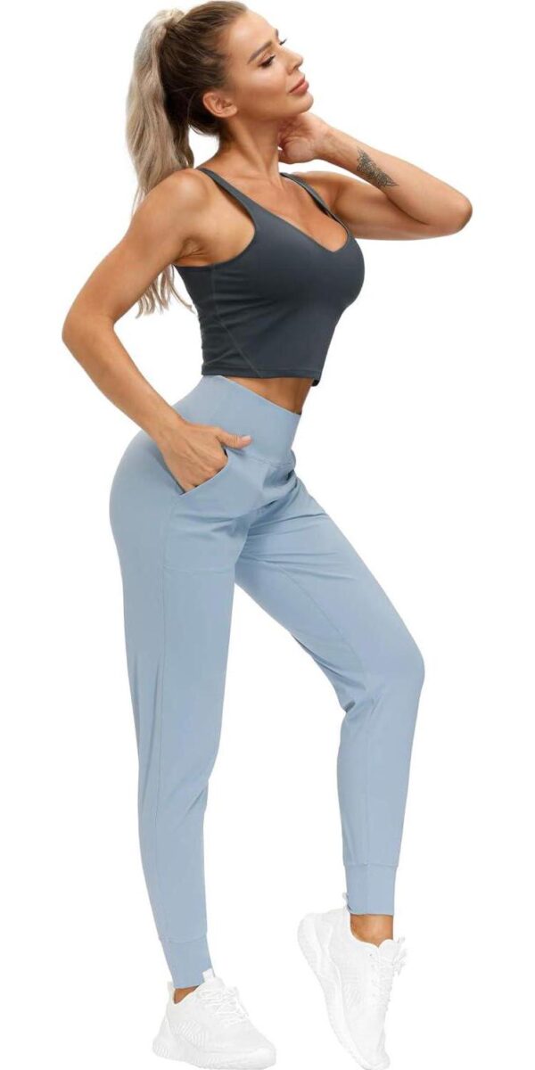 THE GYM PEOPLE Women's Joggers Pants Lightweight Athletic Leggings Tapered Lounge Pants for Workout, Yoga, Running - Image 6