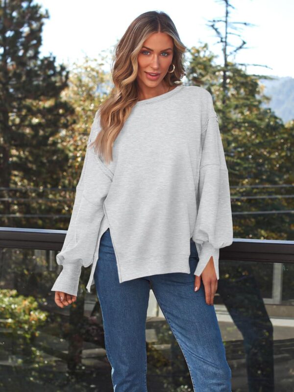 Trendy Queen Womens Oversized Crewneck Sweatshirts Hoodies Fall Outfits Fashion Teen Girls Y2k Winter Clothes - Image 2