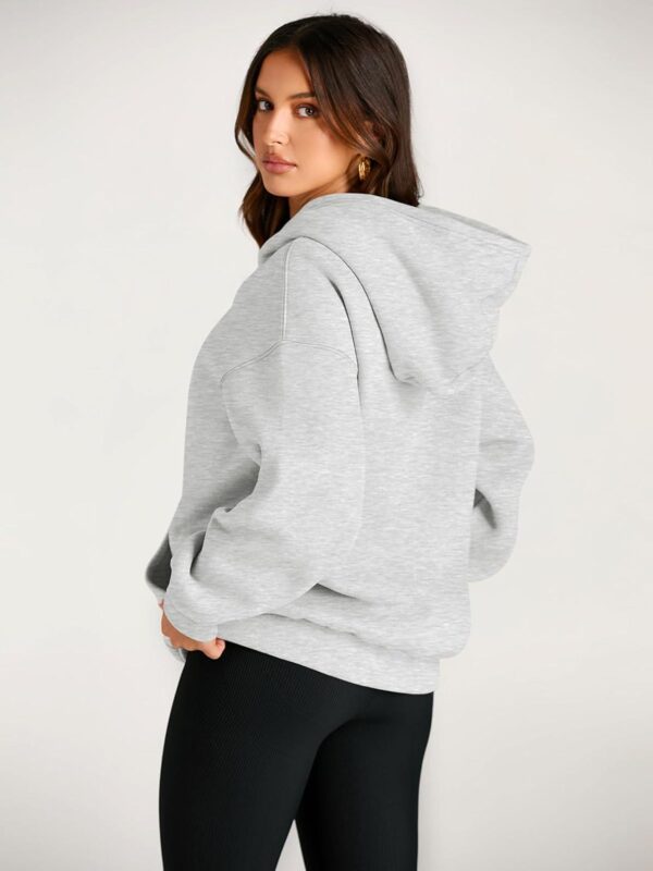 Trendy Queen Womens Oversized Hoodies Fleece Sweatshirts Long Sleeve Sweaters Pullover Fall Clothes with Pocket - Image 4