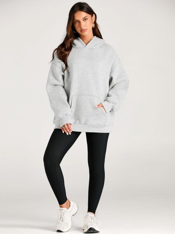 Trendy Queen Womens Oversized Hoodies Fleece Sweatshirts Long Sleeve Sweaters Pullover Fall Clothes with Pocket - Image 5