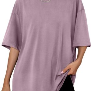 Trendy Queen Womens Fashion Workout T Shirts Athletic Plus Size Tops Summer Trendy Clothes 2024 Short Sleeve Spring Tee