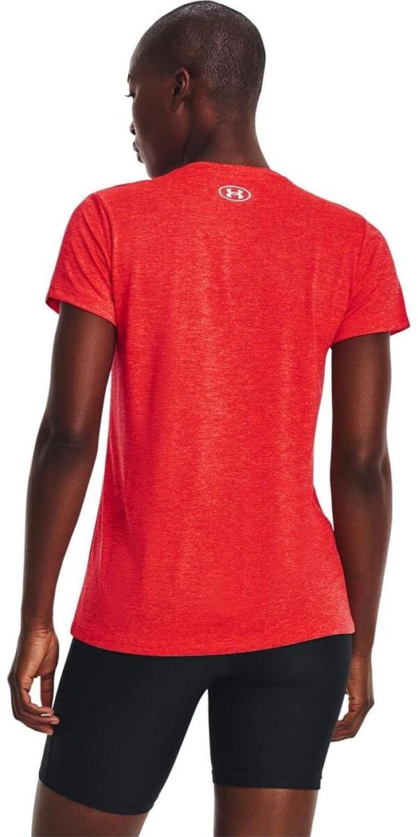 Under Armour Womens Tech V-Neck Twist Short-Sleeve T-Shirt - Image 3