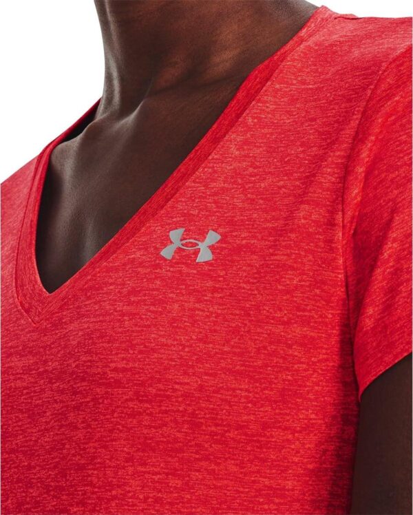 Under Armour Womens Tech V-Neck Twist Short-Sleeve T-Shirt - Image 5