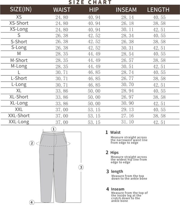 Women Summer Pants Flowy Pants Drawstring Waist Wide Leg Palazzo Beach Pants Loose Fit with Pockets - Image 3