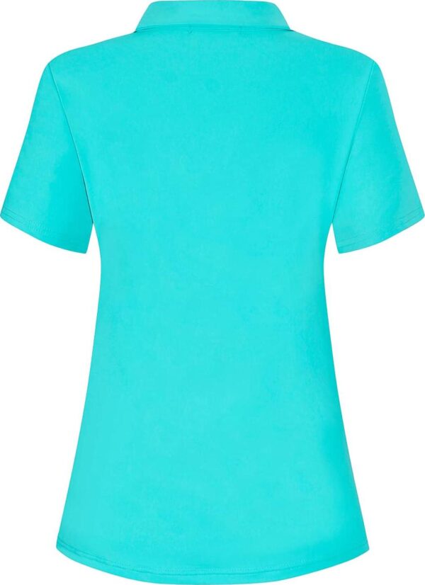 Women's Short Sleeve Golf Polo Shirts Tennis Shirts Sport T-Shirts Workout Tops - Image 2