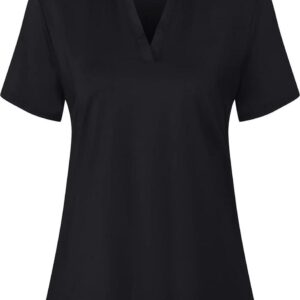 Women's Short Sleeve Golf Polo Shirts Tennis Shirts Sport T-Shirts Workout Tops