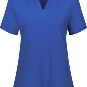Women's Short Sleeve Golf Polo Shirts Tennis Shirts Sport T-Shirts Workout Tops