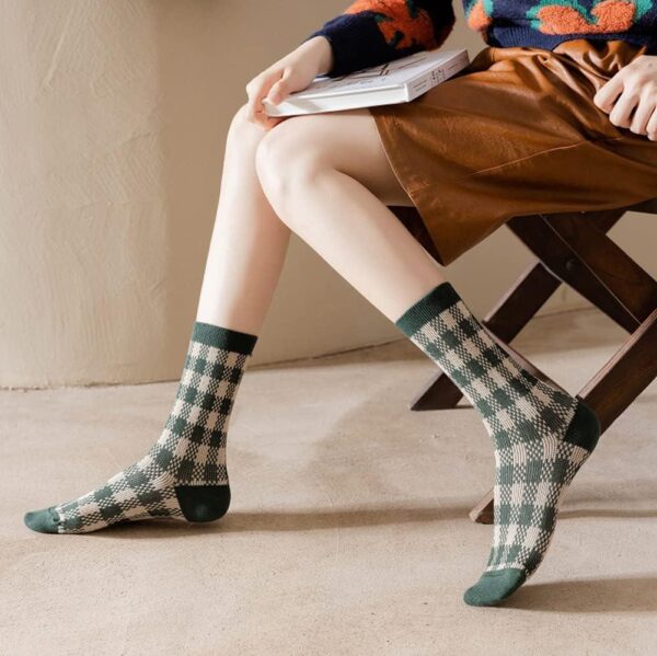 Womens Colorful Crew Socks, Novelty Fashion Casual for Women, Assorted Pack - Image 9