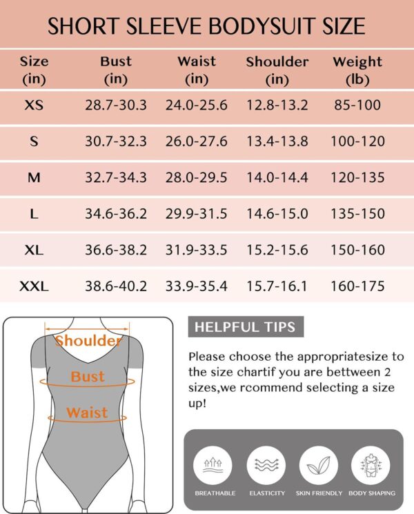 Womens V Neck Bodysuit Short Sleeve Bodysuits For Women Sexy Going Out Thong Body Suit Tops Shirts Basic Clothing - Image 6