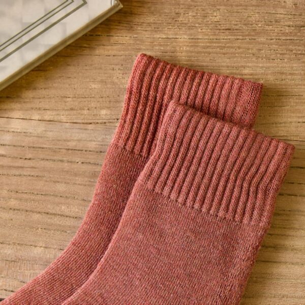 Womens Wool Socks, 5 Pairs Thick Winter Warm Socks, Soft Thermal Socks Gifts for Women - Image 4
