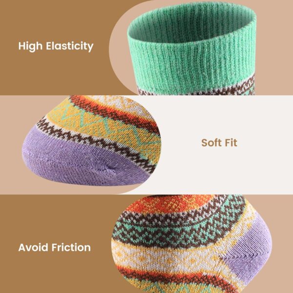 Wool Socks - Wool Socks for Women, Womens Wool Socks, Warm Socks for Women Men, Thick Winter Socks Cozy Socks - Image 3