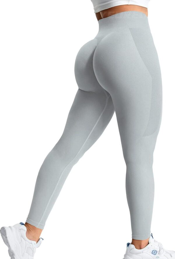 YEOREO Amplify Leggings for Women Seamless Scrunch Leggings Butt Lifting Gym High Waisted Athletic Leggings