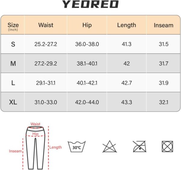 YEOREO Flare Leggings with Pockets for Women Brittany Leggings Workout Leggings for Women Butt Lifting Gym Yoga Leggings - Image 6