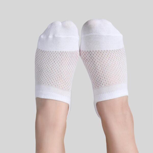 YZKKE No Show Socks Womens Cotton Low Cut Non Slip Casual Socks Invisible Flat Boat Liner Socks 8Pairs - Image 7
