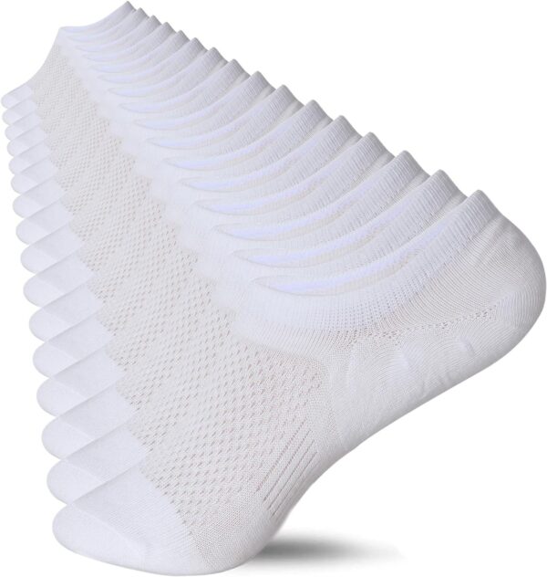 YZKKE No Show Socks Womens Cotton Low Cut Non Slip Casual Socks Invisible Flat Boat Liner Socks 8Pairs