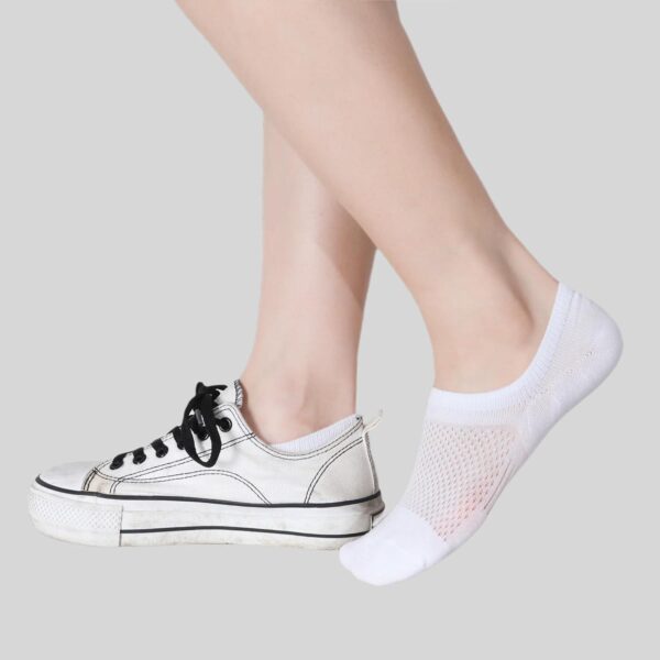 YZKKE No Show Socks Womens Cotton Low Cut Non Slip Casual Socks Invisible Flat Boat Liner Socks 8Pairs - Image 8