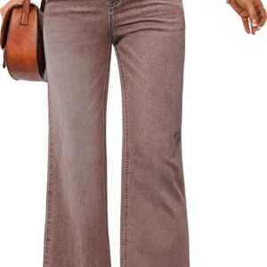 luvamia 2024 Wide Leg Jeans for Women High Waist Stretchy Classic Baggy Flare Jeans Denim Pants