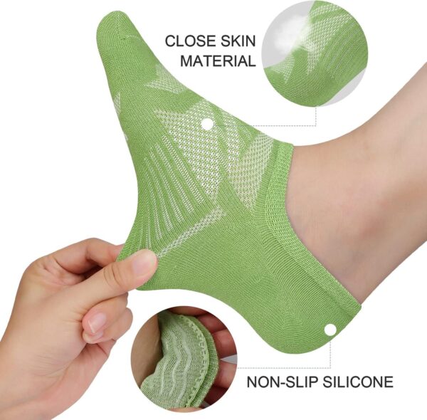 wernies No Show Socks Women - 8 Pairs Ankle Socks for Women, Low Cut Socks Short Cotton Socks, Invisible Casual Socks - Image 3